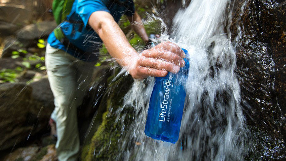 LifeStraw Go - Blue - przenośny filtr do wody / butelka filtrująca 1000 ml